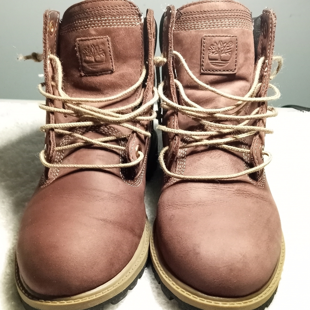 Womens Brown Suede Timberland Boots Pre-owned Size 5